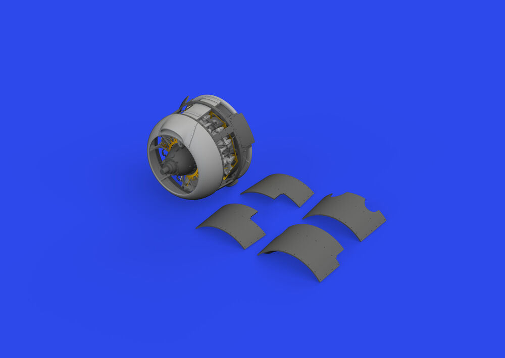 F4F-3A engine PRINT 1/48 EDUARD