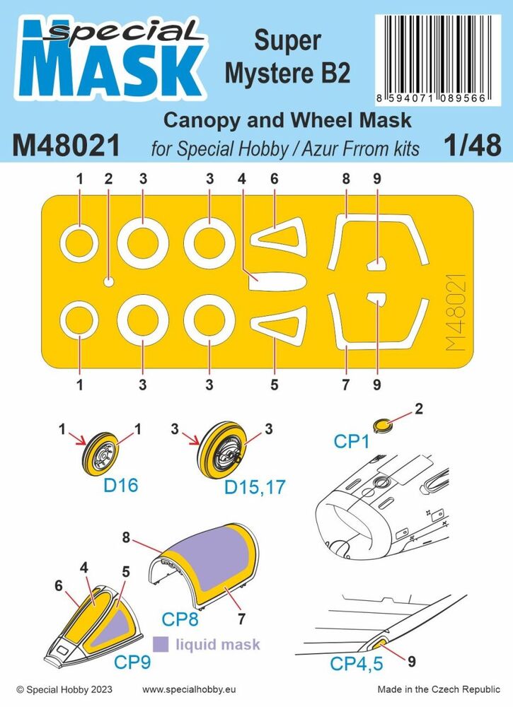 Super Mystere SMB-2  MASK 1/48