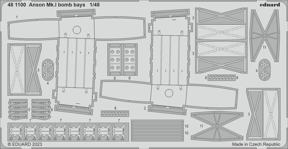 Anson Mk.I bomb bays 1/48 for AIRFIX