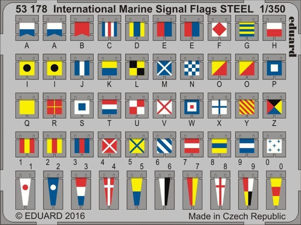 International Marine Signal Flags STEEL