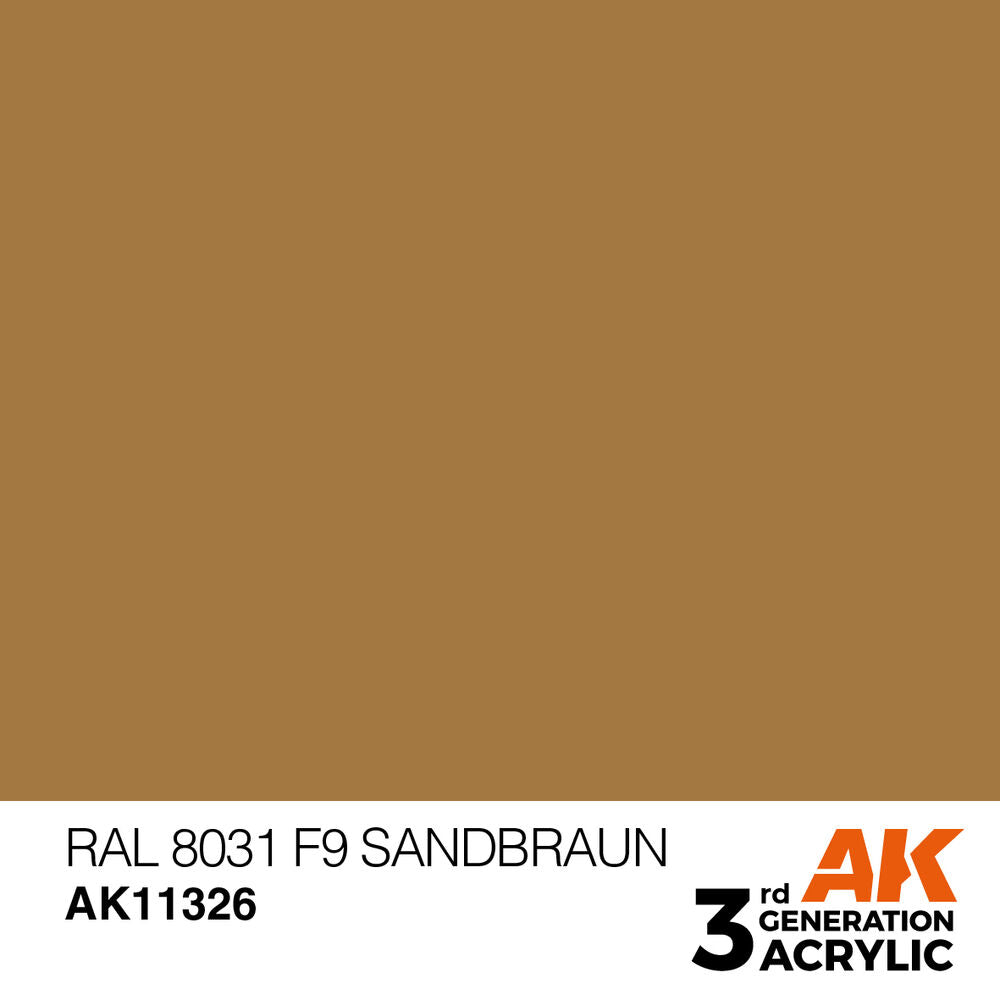 RAL 8031 F9 Sandbraun