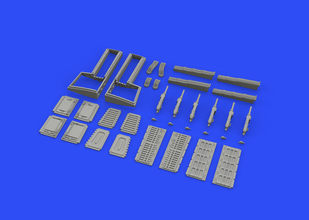 P-51D gun bays for Eduard