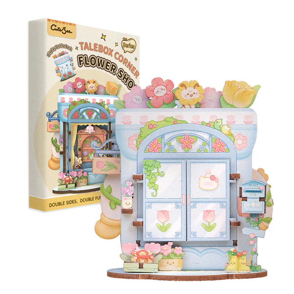 TALEBOX CORNER - Mini House Kit - Flower Shop - 47pc
