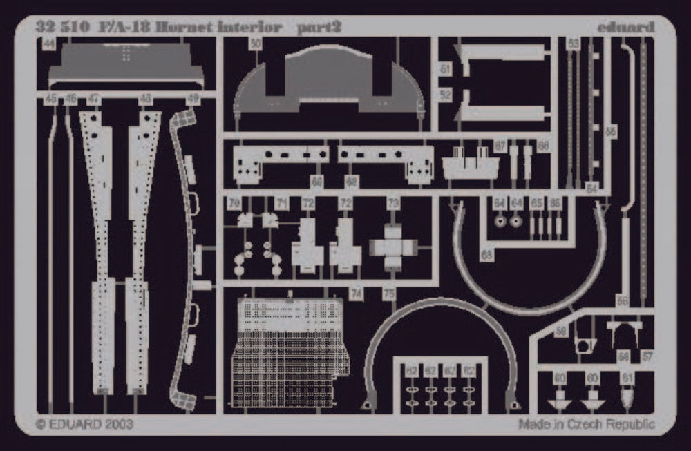 F-18C interior f��r Academy Bausatz