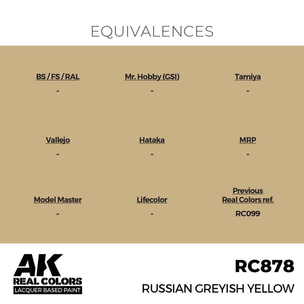 Russian Greyish Yellow 17 ml.