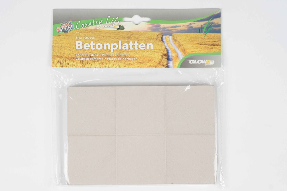 Betonplatten, 18 Felder