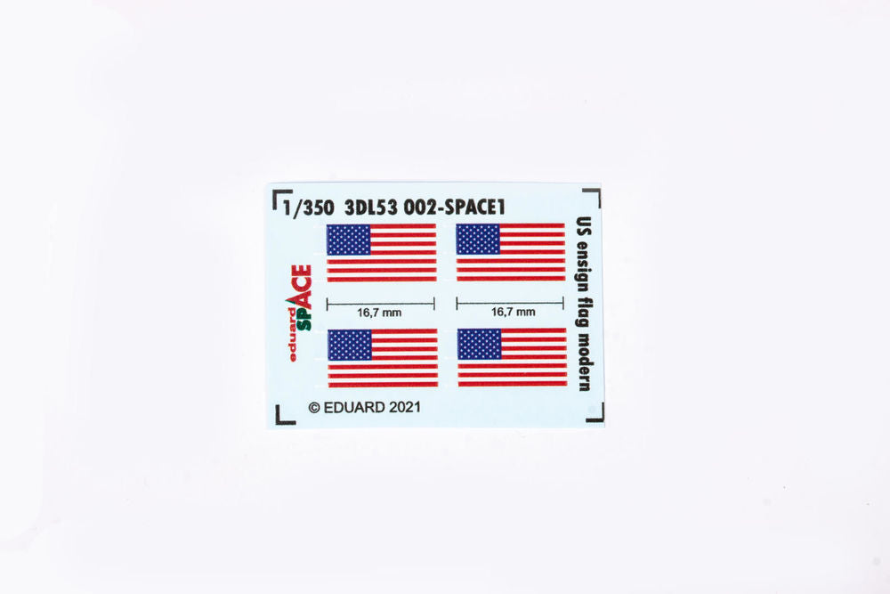 US ensign flag modern SPACE