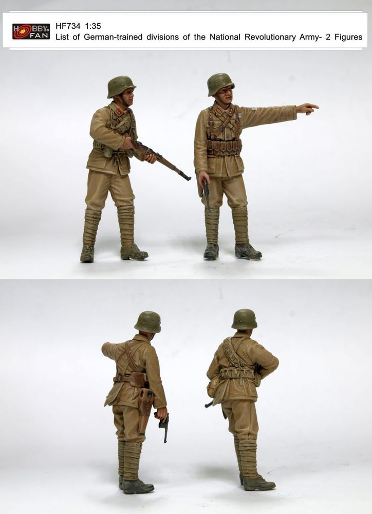 List of German-trained divisions of the National Revolutionary Army-2 resin figures