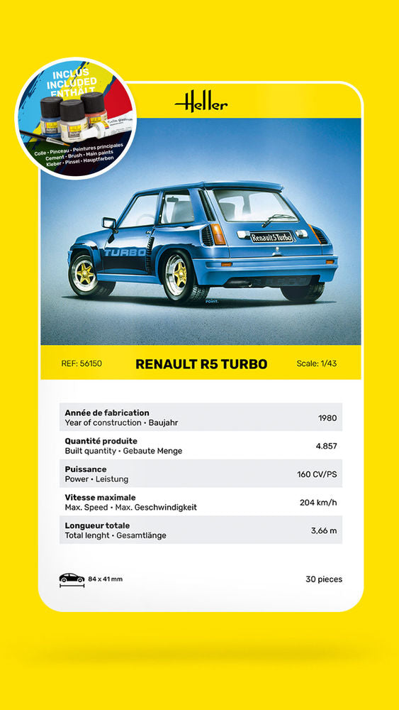 STARTER KIT Renault R5 Turbo