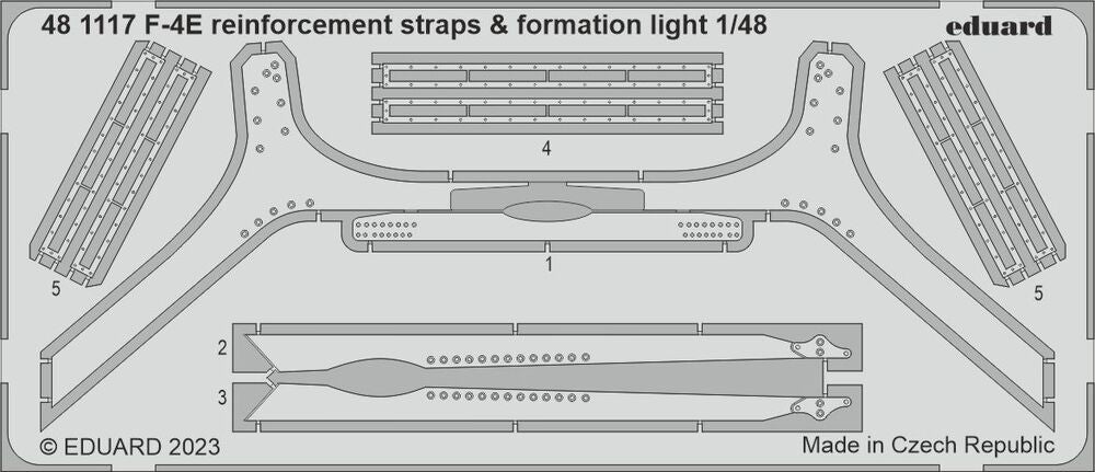 F-4E reinforcement straps & formation lights 1/48 MENG