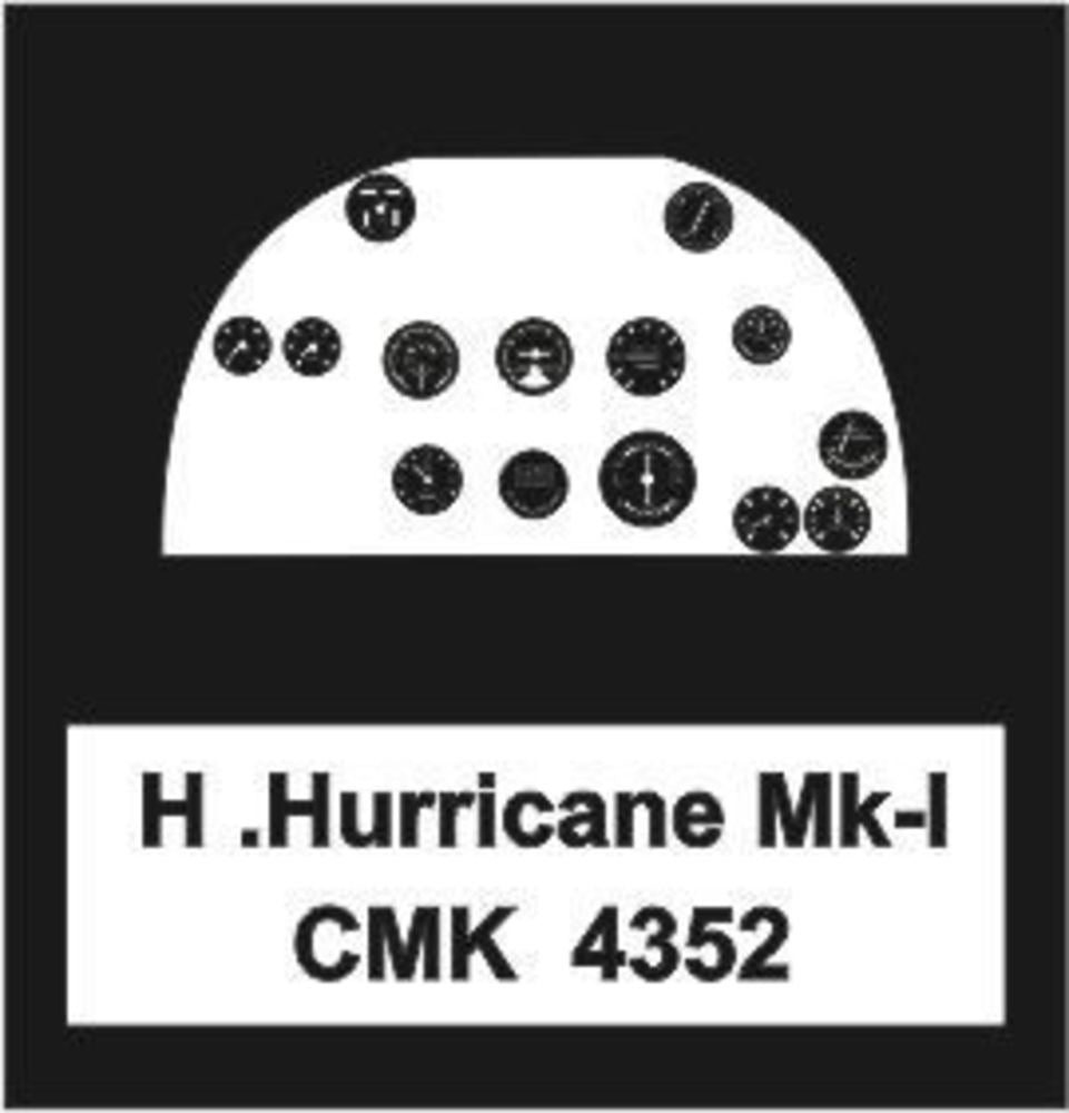 Hawker Hurricane Mk.I-Cockpit Set f.Airf