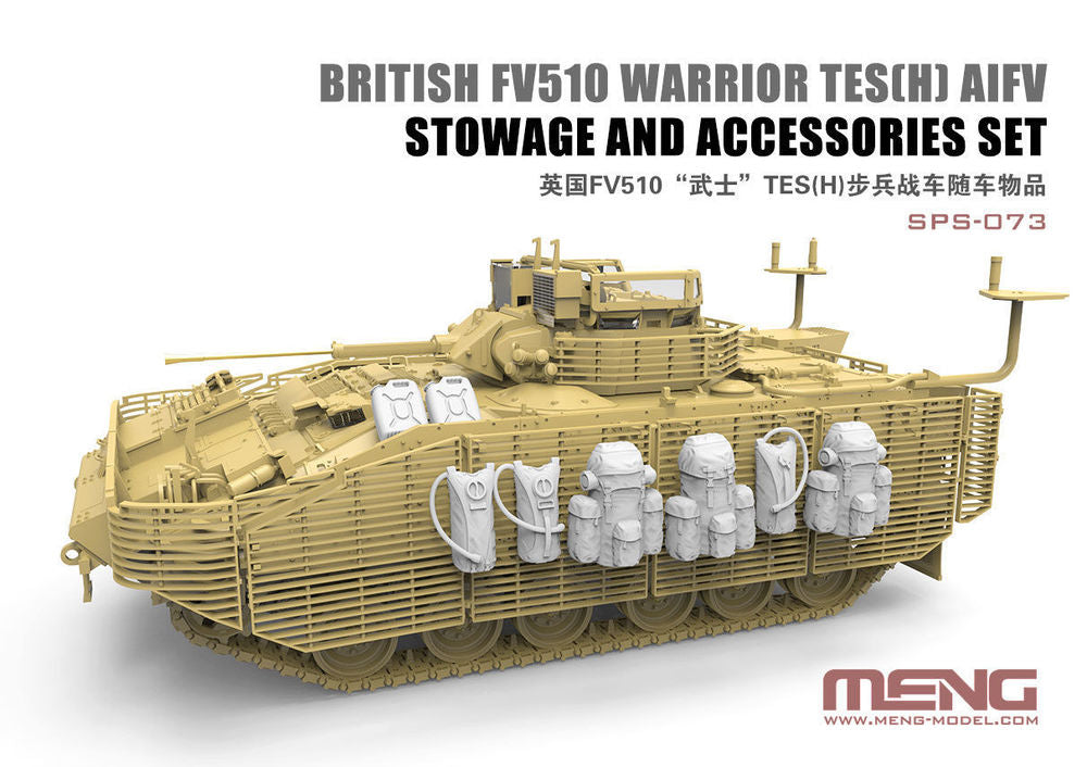 British FV510 Warrior TES(H) AIFV Stowage And Accessories Set (RESIN)