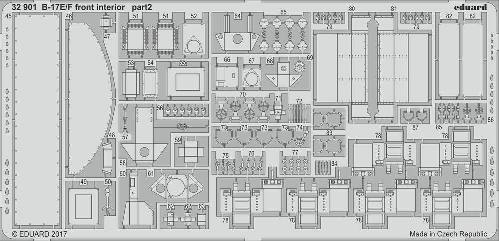 B-17E/F front interior for HKM