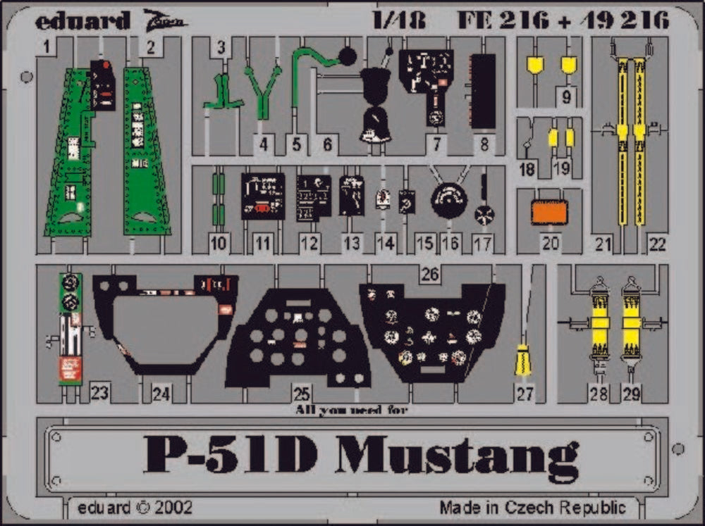 P-51D Mustang f��r Tamiya Bausatz