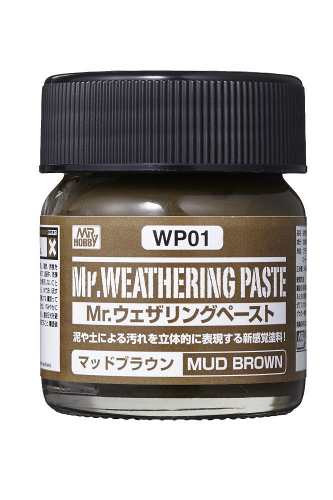 Mr Hobby -Gunze Weathering Paste Mud Brown 40ml