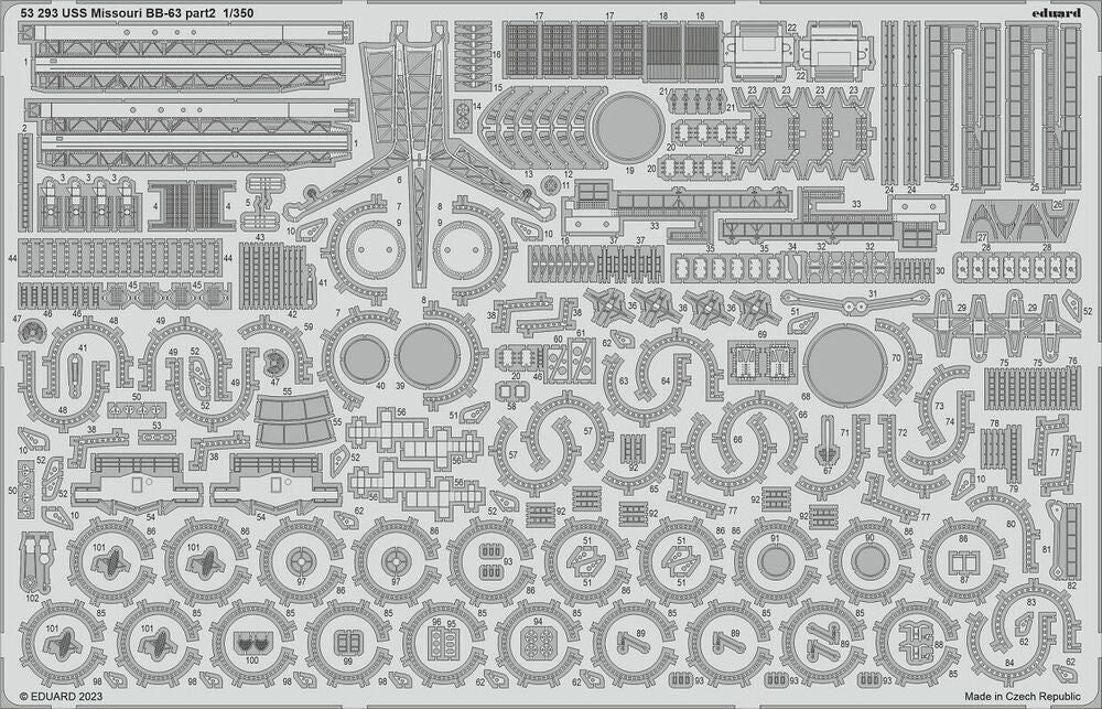 USS Missouri BB-63 part 2 1/350 HOBBY BOSS