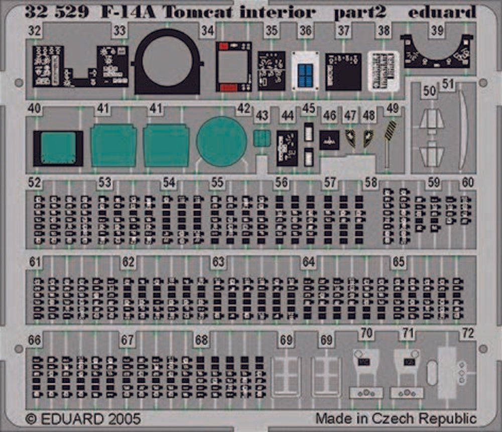 F-14A Tomcat interior f��r Tamiya-Bausatz