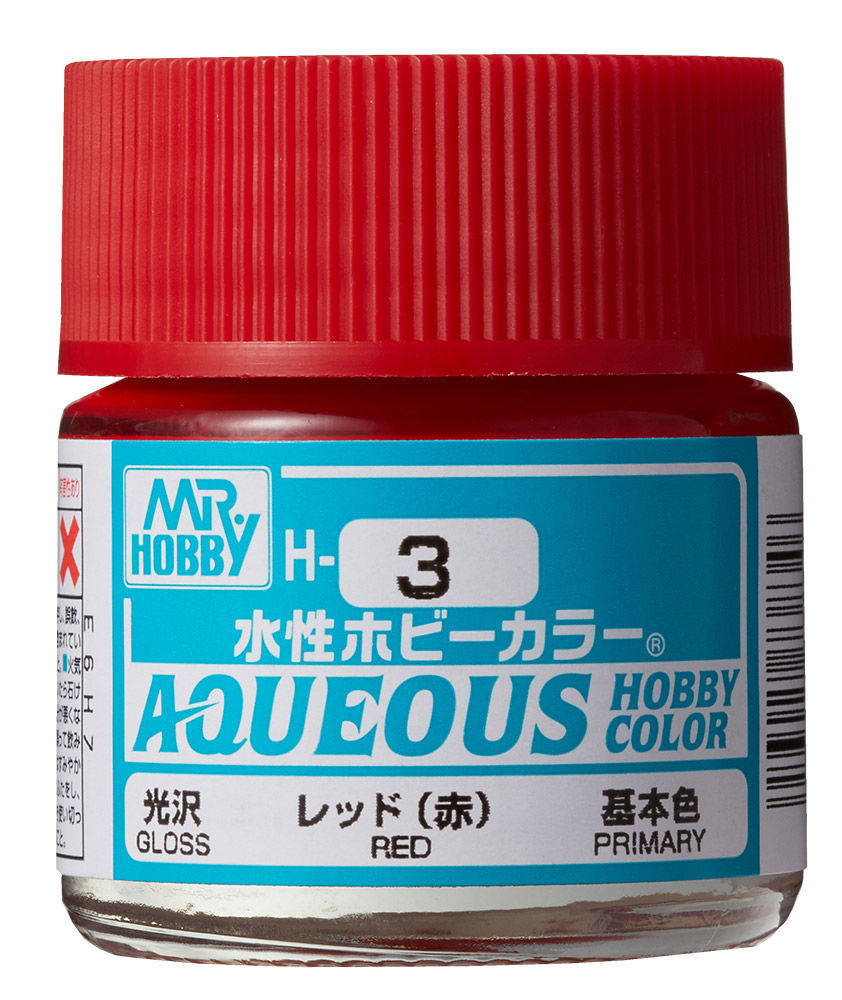 Mr Hobby -Gunze Aqueous Hobby Colors (10 ml) Red