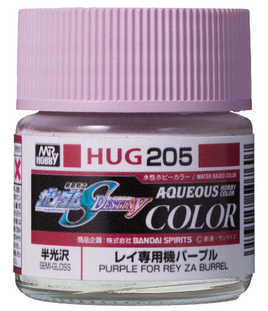 Mr Hobby -Gunze AQUEOUS GUNDAM COLOR (10ml) PURPLE FOR REY ZA BURREL