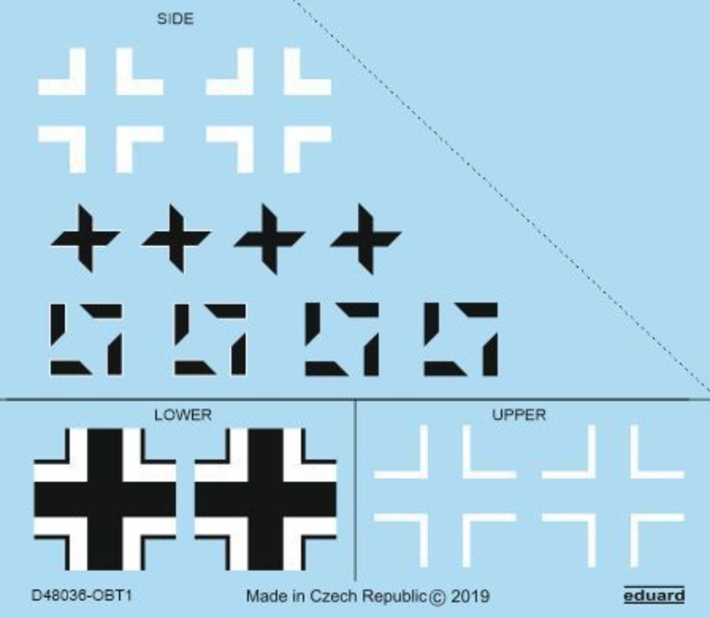 Fw 190A-8/R2 national insignia for Eduard