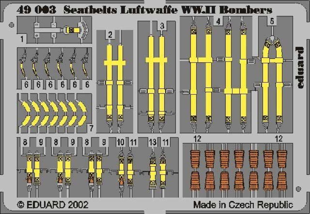 Sicherheitsgurte Luftwaffe WW.II Bombers