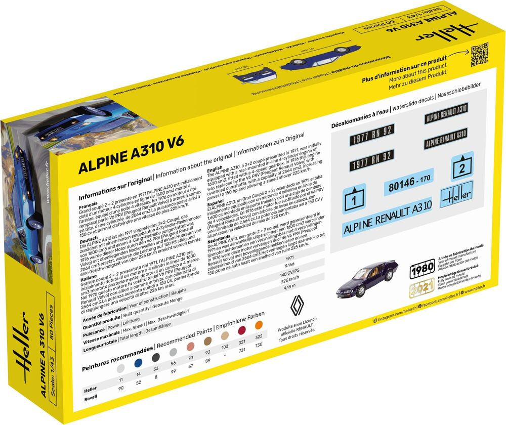 STARTER KIT Alpine A310