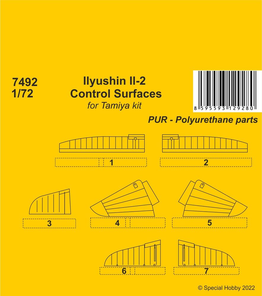 Ilyushin Il-2 Control Surfaces