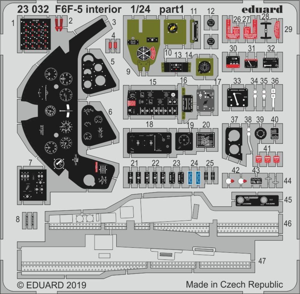 F6F-5 interior for Airfix