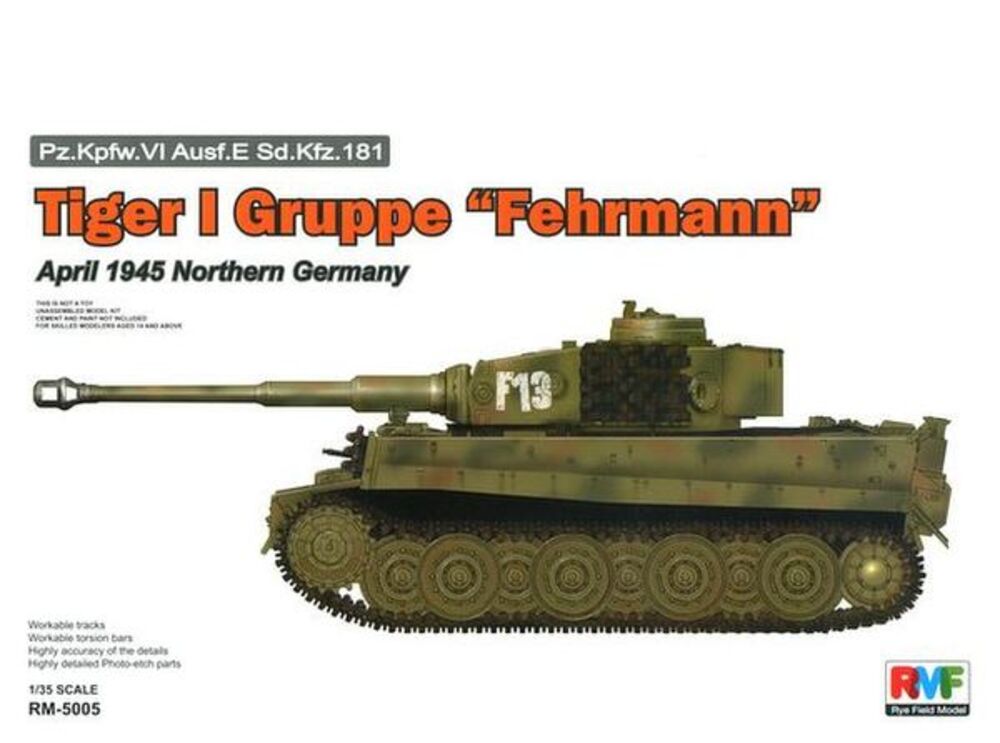 Tiger I Gruppe Fehrmann April 1945