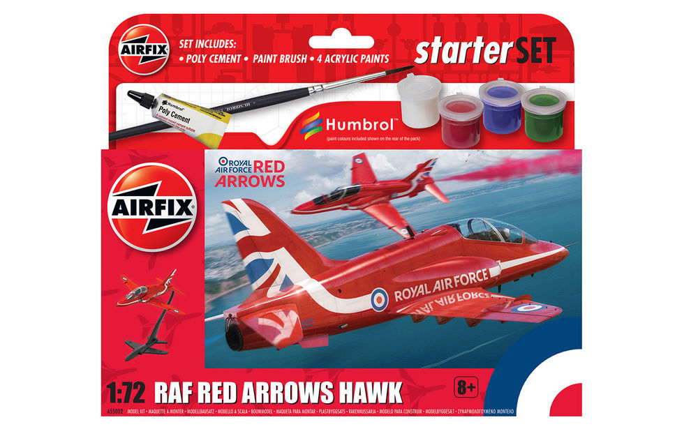 Small Beginners Set Red Arrows Hawk