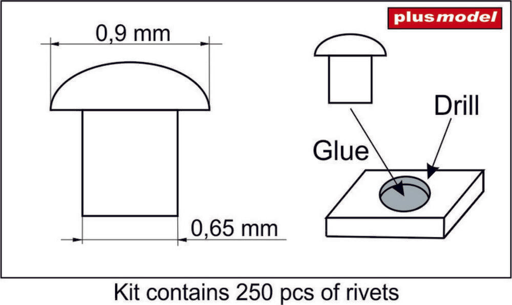 Rivets 0,9 mm