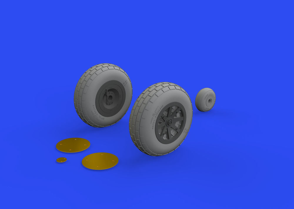 P-40E wheels for Trumpeter