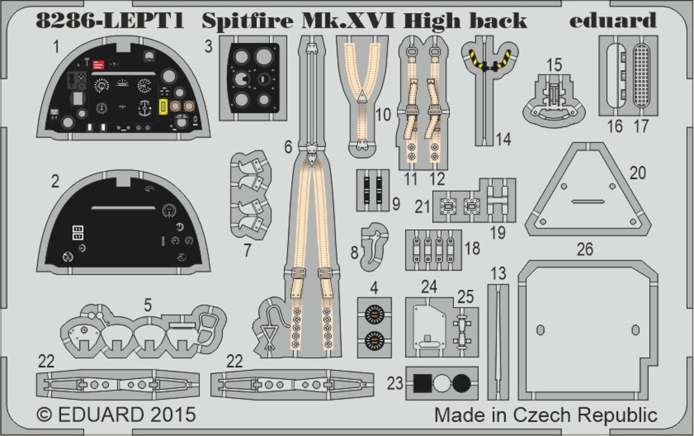 Spitfire Mk.XVI High Back 1/48 EDUARD-PROFIPACK