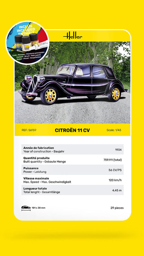 STARTER KIT Citroen 11 CV