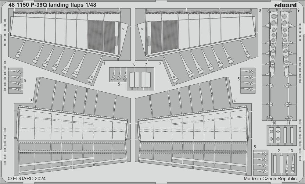 P-39Q landing flaps  ARMA HOBBY