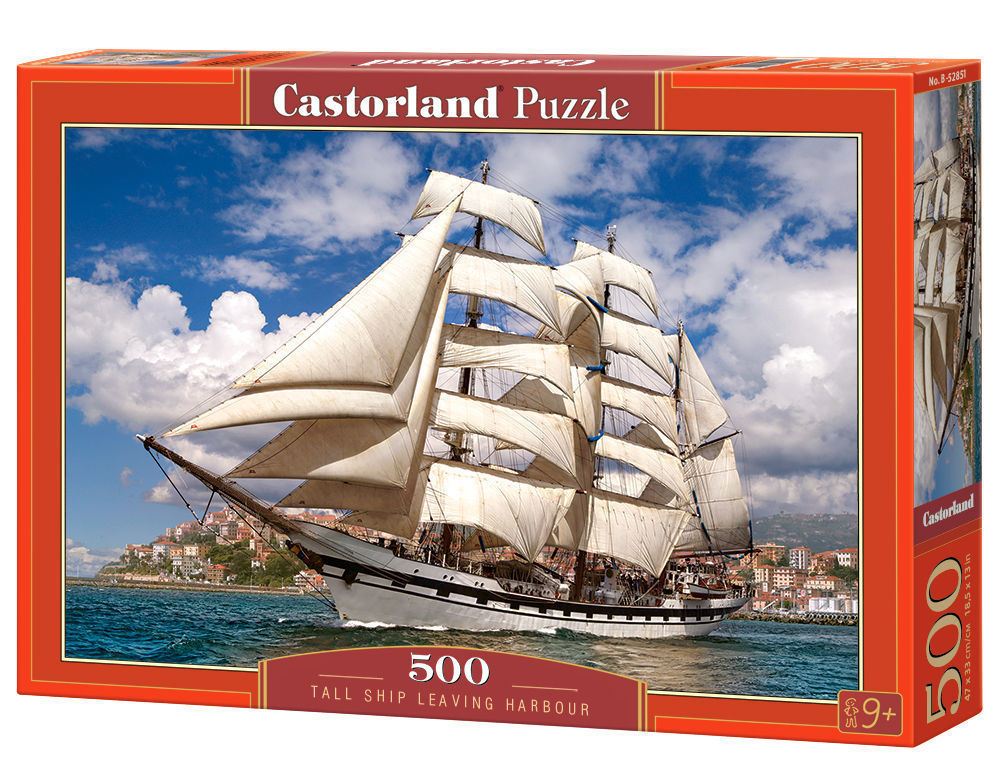 Tall Ship Leaving Harbour,Puzzle 500 Tei