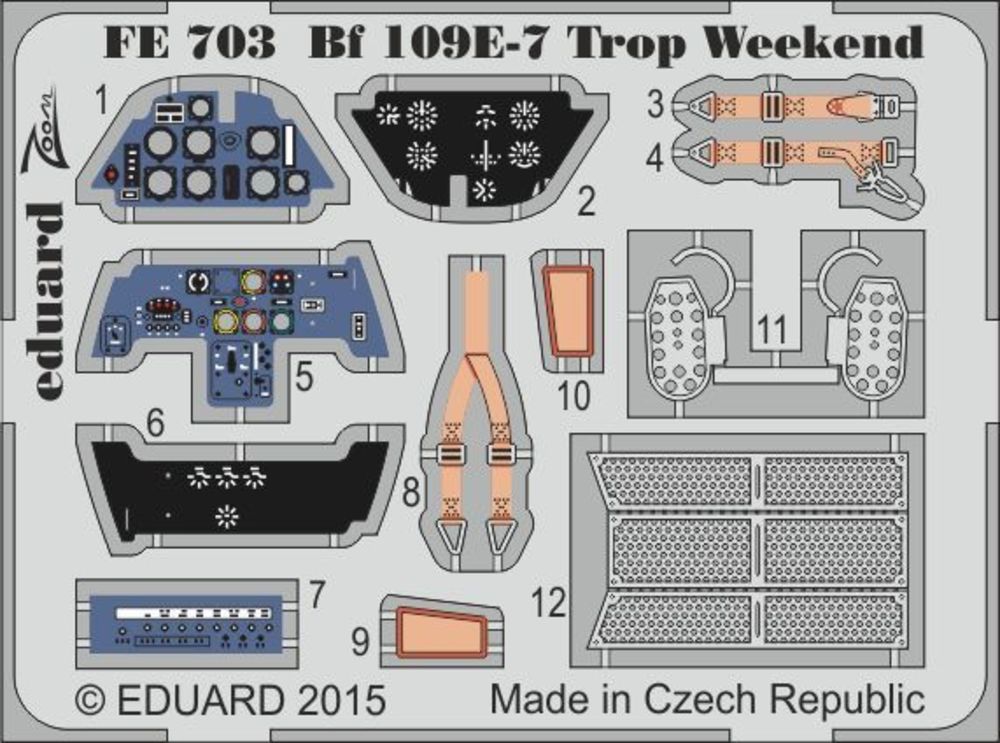 Bf 109E-7 Trop Weekend for Eduard