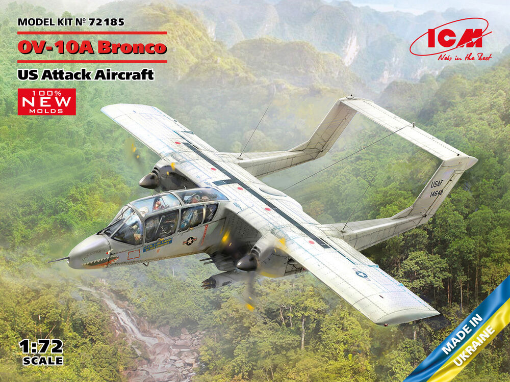 OV-10A Bronco, US Attack Aircraft (100% new molds)