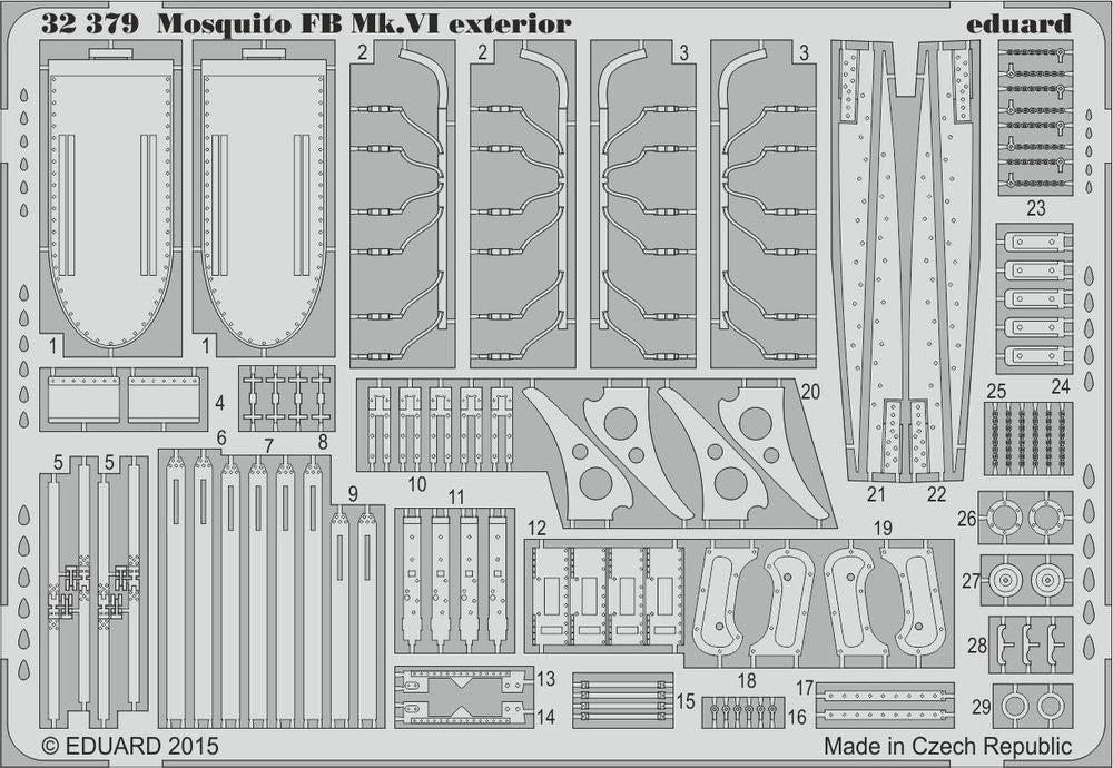 Mosquito Mk.VI exterior for Tamiya