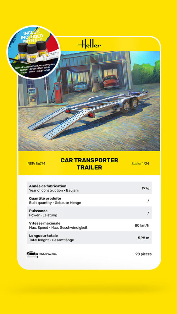 STARTER KIT Car Transporter Trailer