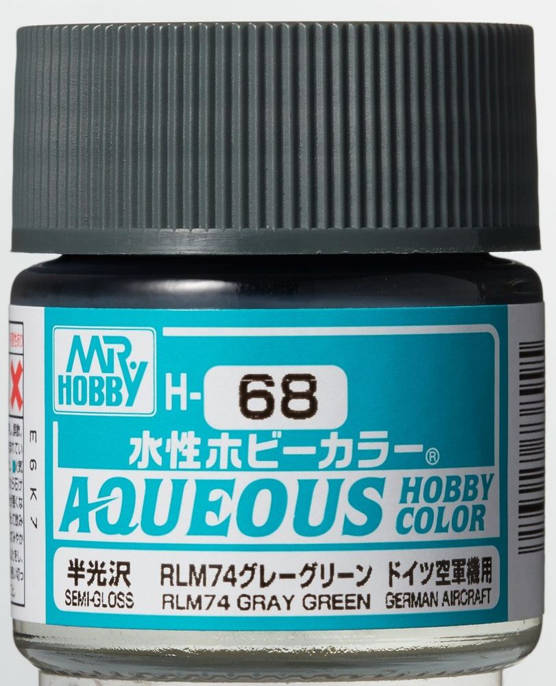 Mr Hobby -Gunze Aqueous Hobby Colors (10 ml) RLM74 Dark Gray