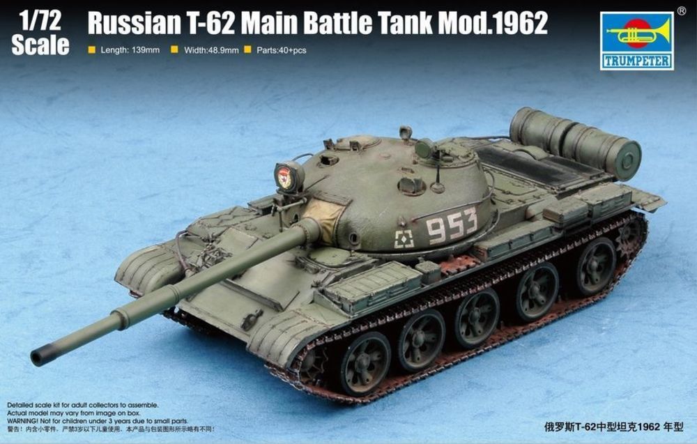 Russian T-62 Main Battle Tank Mod.1962