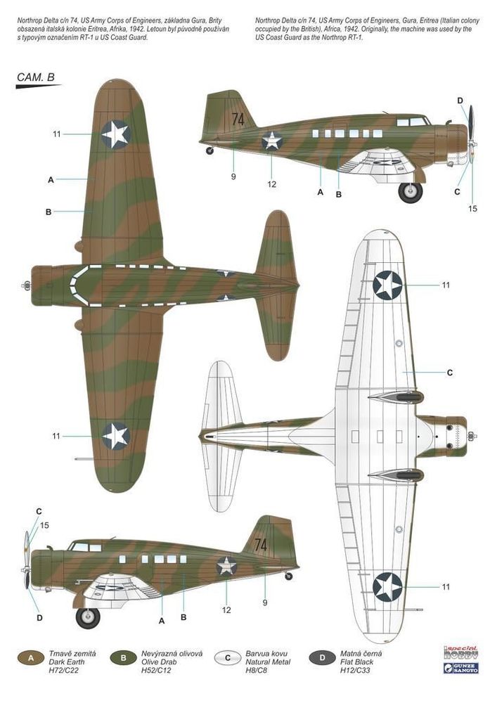 Delta 1D/E US Transport plane