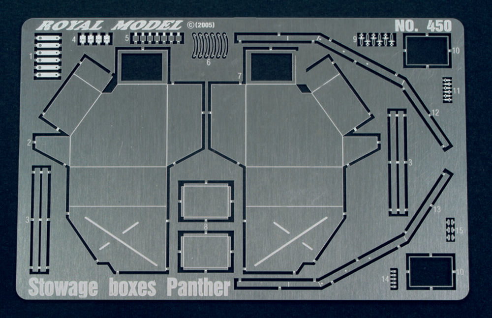 Stowage Boxes Panther & Jagdpanther