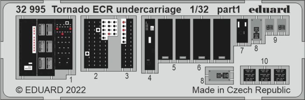 Tornado ECR undercarriage for ITALERI