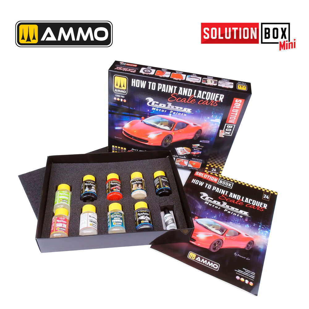 SOLUTION BOX MINI 24 - How to Paint and Lacquer Scale Cars - COBRA MOTOR PAINTS