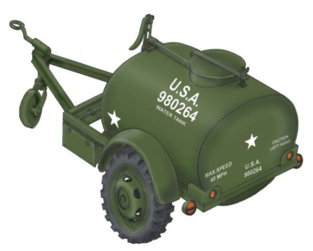 WWII US Water Tank Trailer Ben Hur