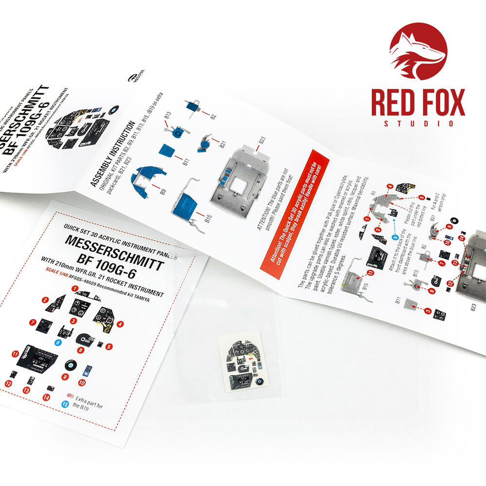 1/48 Messerschmitt Bf 109G-6 with WFR.GR.21 Rocket Panel (for Tamiya kit)