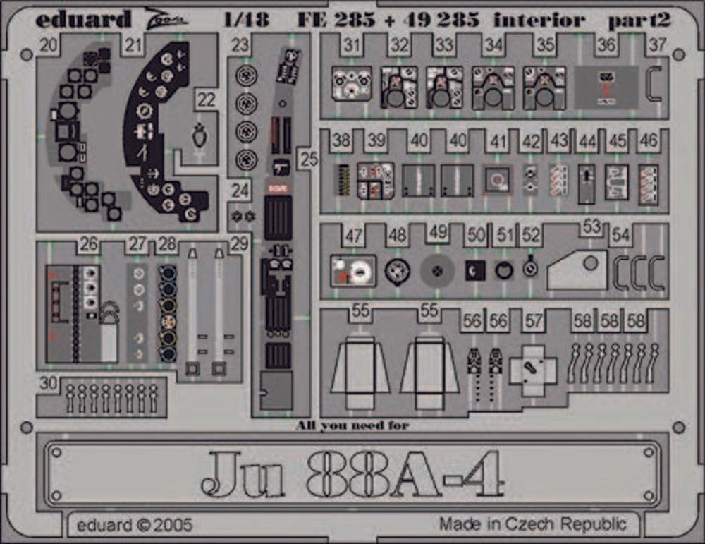 Ju 88A-4 interior