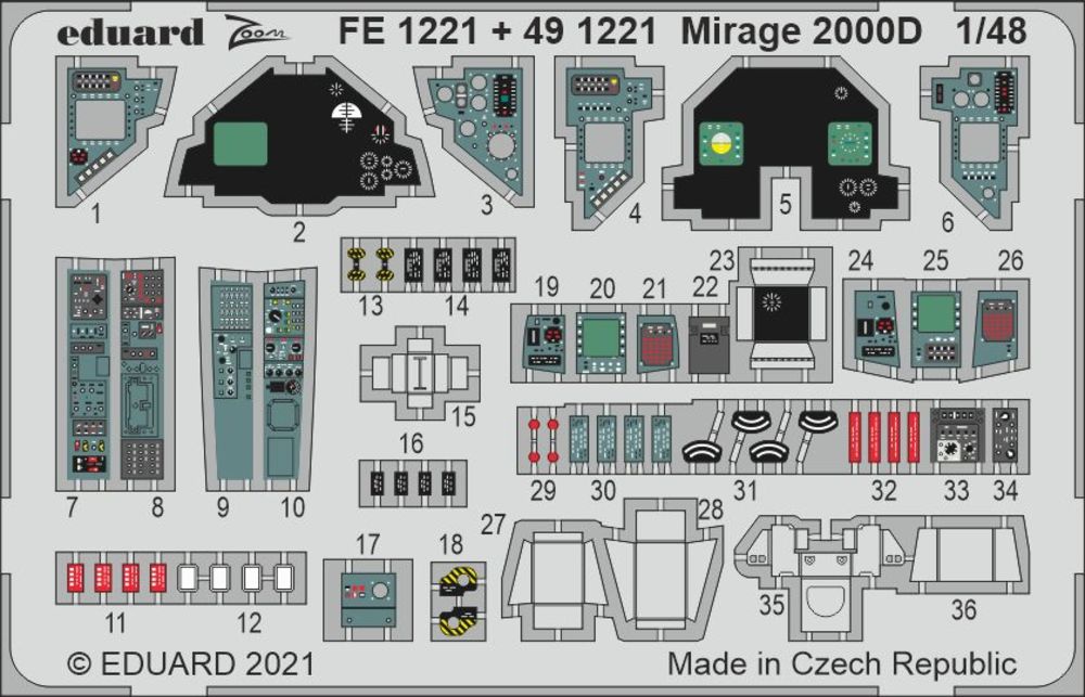 Mirage 2000D 1/48 KINETIC